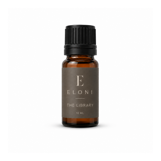 ELONI The Library doftolja, brun 10 ml flaska med etikett