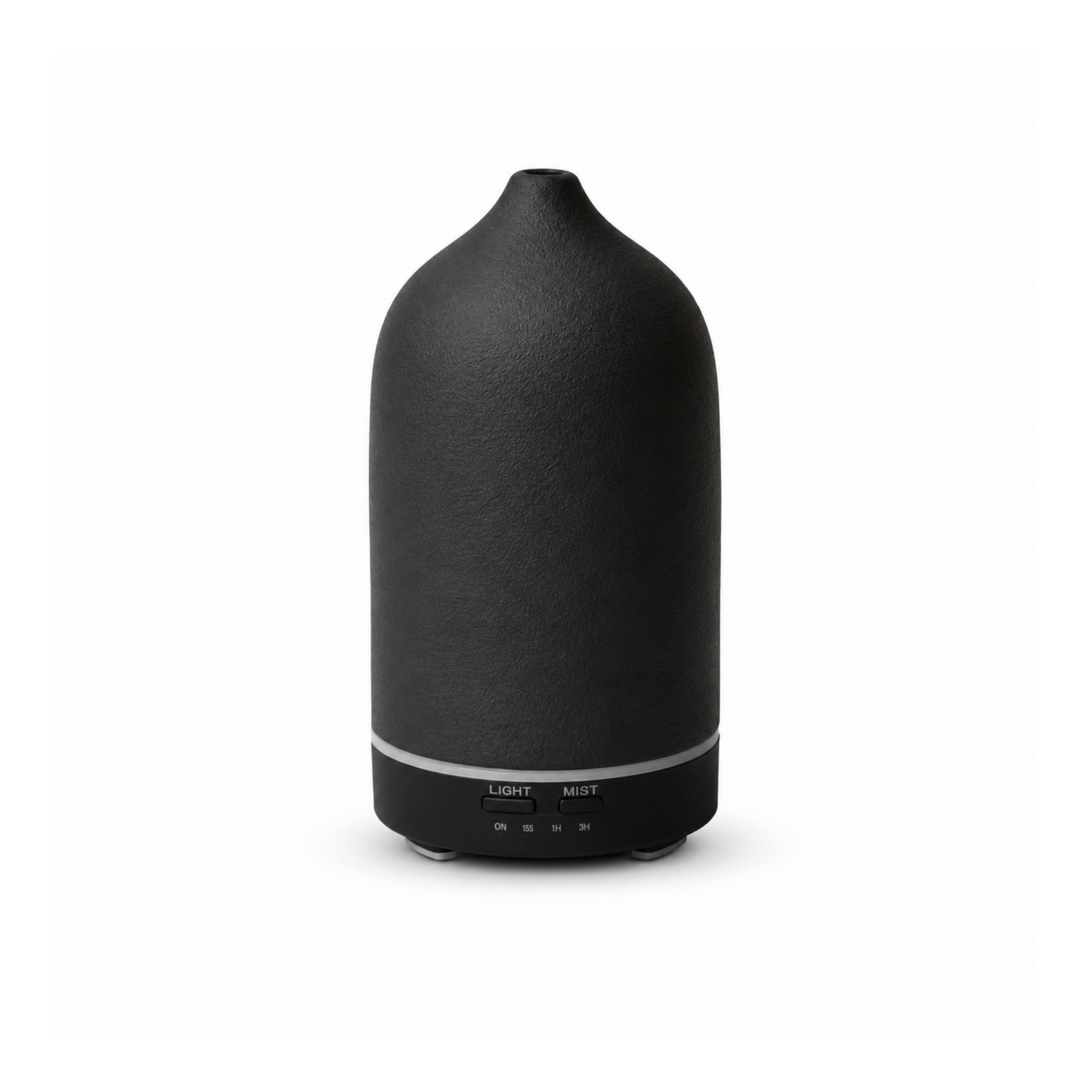 Svart ELONI aroma diffuser för eteriska oljor i matt design