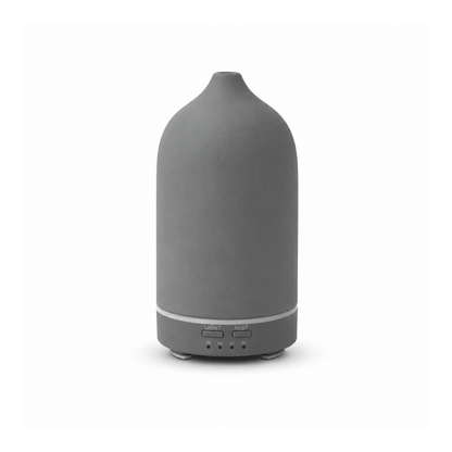 Grågrön ELONI aroma diffuser för eteriska oljor i skandinavisk design