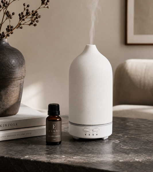 Aroma Diffuser för eteriska oljor – Vit