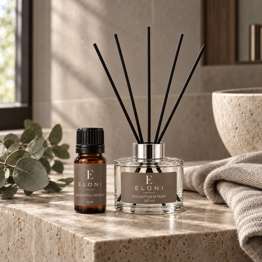 Doftpaket Eucalyptus Retreat i hemmiljö